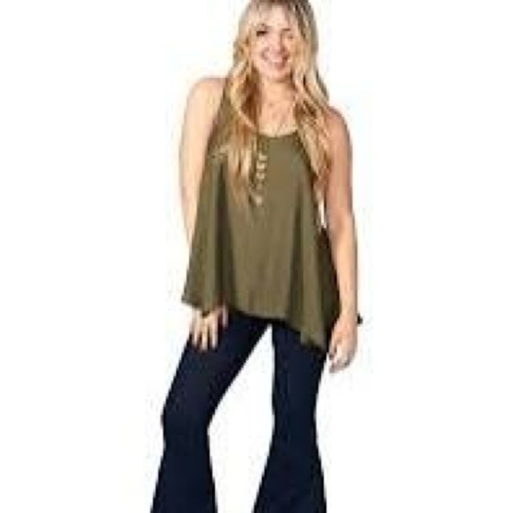 Show Me Your MuMu Cara Van Top in Olive Green Size S